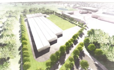 Perspective de la future usine 5.0 de Beignon (Morbihan).