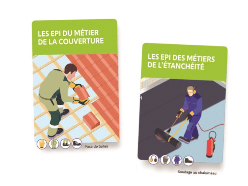 Fiches EPI métiers de l'OPPBTP.