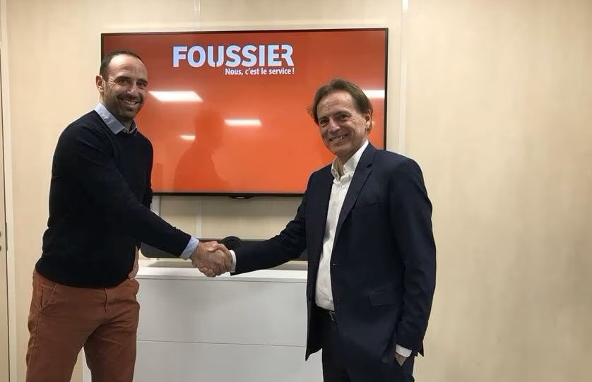 Sébastien Marsset (skipper) et Dominique Foussier (PDG du groupe Foussier).
