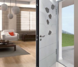 Porte monobloc aluminium