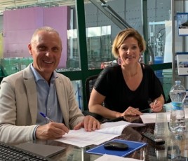 Accord de partenariat Riou Glass et Pellini