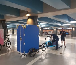 Expérimentation Rexel à Lyon Confluence - Marché-Gare, avril 2022