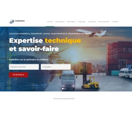 Groupe Plissonneau, home page web.