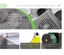 Techniparts - Site web.