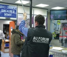 Comtptoir Au Forum du Bâtiment.