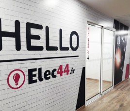 Elec44.fr, hall d'accueil de l'agence.