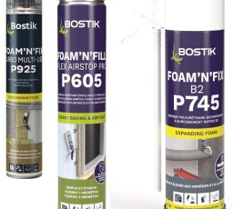 Bostik, nouvelles mousses polyuréthone.