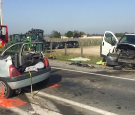 Accident de la route - Libourne (33), avril 2022.