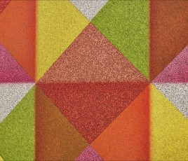 Dalles de moquette recyclées