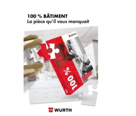 Catalogue "100 % Bâtiment" de Würth France - Edition 2023.