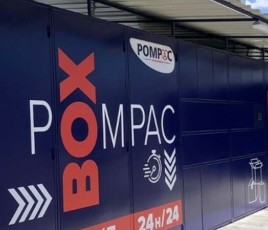 La Pompac Box de Strasbourg (Bas-Rhin).