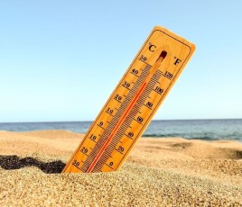 Thermomètre et canicule.