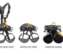 Rappel produits par Petzl.