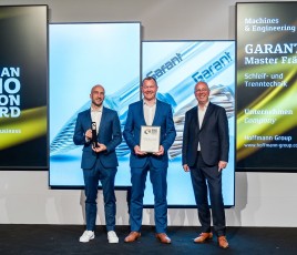 Remise du German Innovation Award 2023 à Hoffmann Group.