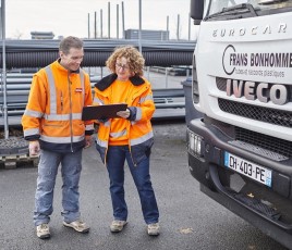 Camion de livraison Frans Bonhomme.