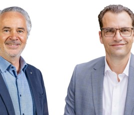 François Bériot (DG de Samse) et Laurent Chameroy (DG du groupe Samse).