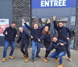 Team Screwfix de Tilloy-les-Mofflaines.