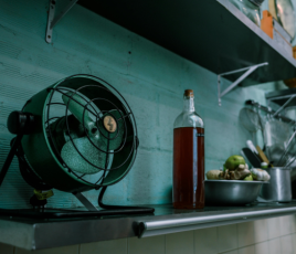 confort d'été ventilateur cuisine