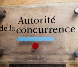 Logo de l'Autorité de la concurrence, rue de l'Échelle à Paris.