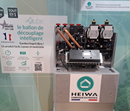 Heiwa iQube ballon de découplage innovation Interclima 2024
