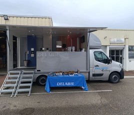 L'un des camions itinérants de Delabie