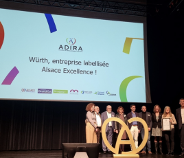 Würth France a reçu le label Alsace Excellence 2024.