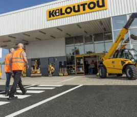 Entrée d'une agence Kiloutou en France.