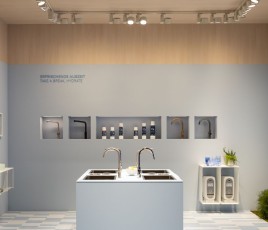 Grohe stand ISH 2025 Water Bar sanitaire salle de bains