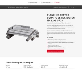 configurateur plancher Rector Lesage outil numérique digital