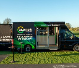 Claréo éclairage LED tour roadshow client