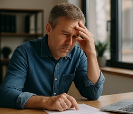 Dirigeants d'entreprise inquiet
