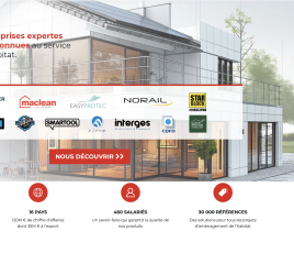 Site internet corporate du groupe Briconord.