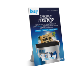 Knauf ticker d'or jeu concours enduits