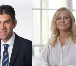 AVEVA Guillaume Vray directeur général et Joanna Mainguy directrice Développement durable