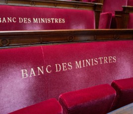 Banc des ministres à l'Assemblée Nationale