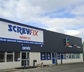 Comptoir Screwfix de Saint-Maximum, dans l'Oise.