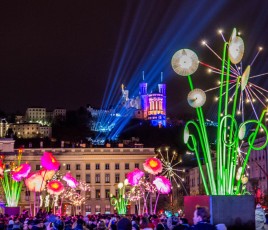La fête des lumières à Lyon