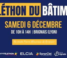 Téléthon du Bâtiment organisé à Brignais (69) le 6 décembre 2025.