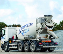 camion toupie Edycem béton prêt à l'emploi BPE