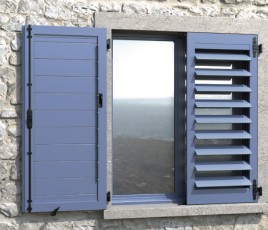 Volet à lames orientables