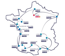Rénov'acteurs carte de France Tournée 2026