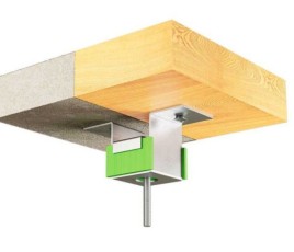 Suspente acoustique pour faux plafond