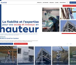 Site web de la marque Duarib, Duarib Group.