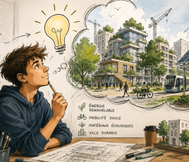 Dessin jeune construction durable idée