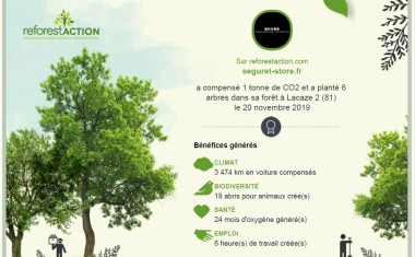 Séguret Décoration / Reforest'Action