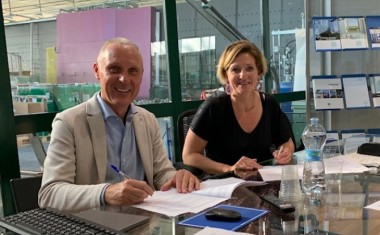 Accord de partenariat Riou Glass et Pellini