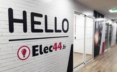 Elec44.fr, hall d'accueil de l'agence.