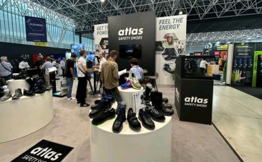 Stand d'Atlas Safety Shoes sur le salon Préventica Toulouse.