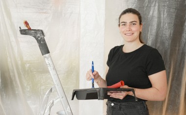 Apprenties en métier de la finition et de la décoration.