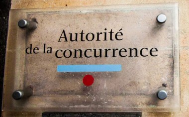 Logo de l'Autorité de la concurrence, rue de l'Échelle à Paris.